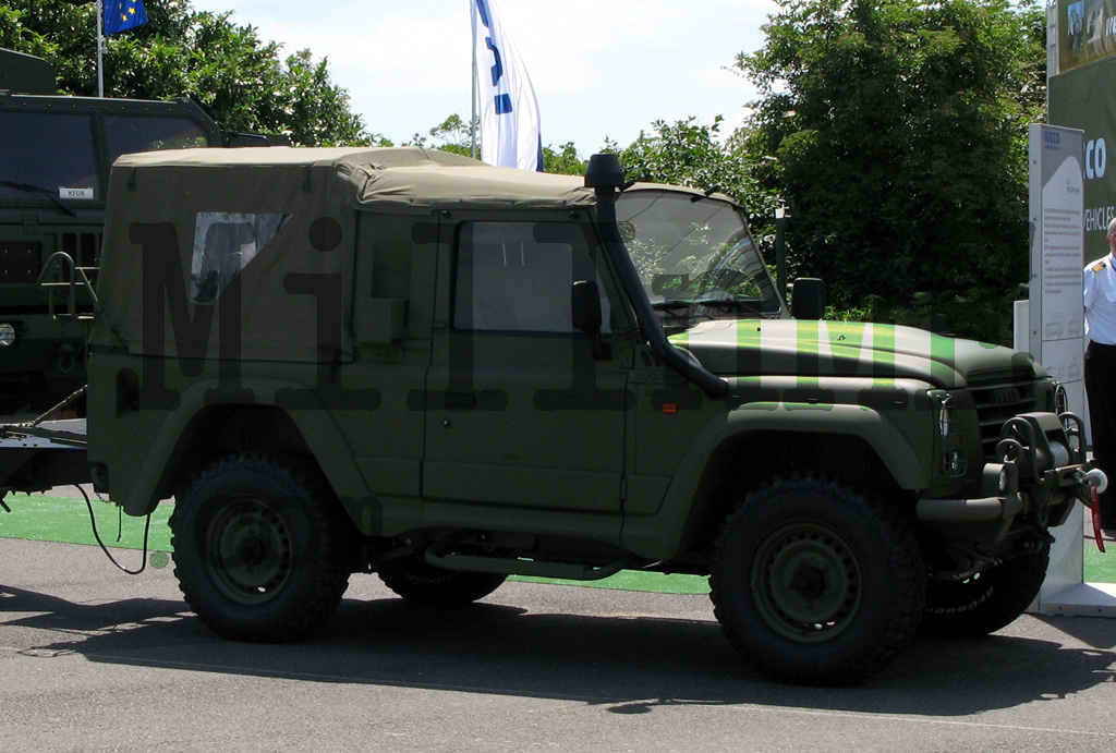The Militarized Iveco Massif shown at Eurosatory 2008